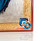 Icône vierge de Ferruzzi avec décors 40x60 cm s3
