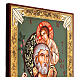 Icono San José con Niño Jesús Rumanía pintada 30x40 s4