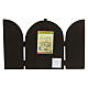 Icona Trittico rumena Cristo Pantocratore 18x24 cm s6
