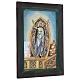 Hand-painted icon of the Risen Christ, oil on glass, Romania, gold, 16x12 in s3