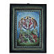 Rumänische Ikone, Verklärung Christi, Öl auf Glas, kalte Farbgebung, 40x30 cm s1