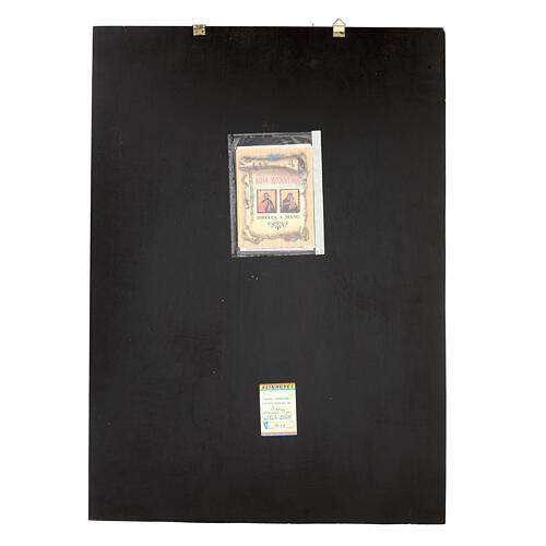 Icono Vladimirskaja pintado a mano madera Rumanía 70x50 cm 4