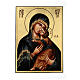 Vladimirskaja icon hand painted wood Romania 70x50 cm s1