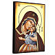 Kiev-Bratskaya icon of the Mother of God, hand-painted, Romania, 12x9 in s3