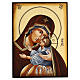 Icona Madre di Dio Kievo Bratskaja dipinta Romania 30x20 cm s1