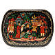 Lacca russa originale "Lo scoiattolo magico" Palekh s2