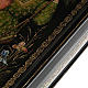 Scatola di lacca russa "Innamorati sull'altalena" Palekh s6