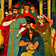 Scatola russa laccata "Favola del pony gobbo" Palekh s3