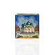 Lacquer box in papier-maché Blue  "Moscow Churches" Russia s2