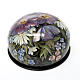 Russian lacquer box "Flowers in relief" Palekh s2