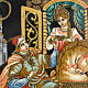 Scatola lacca russa "Cavallo gobbo" Palekh s3