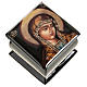Caja laca Rusia Virgen Fedoskino s1