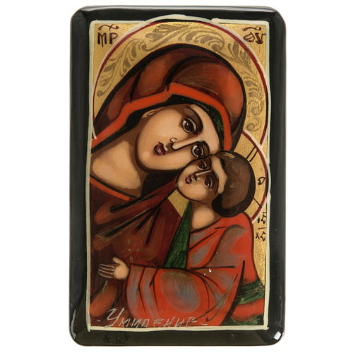 Lacca russa Mstjora Madonna con bimbo 2