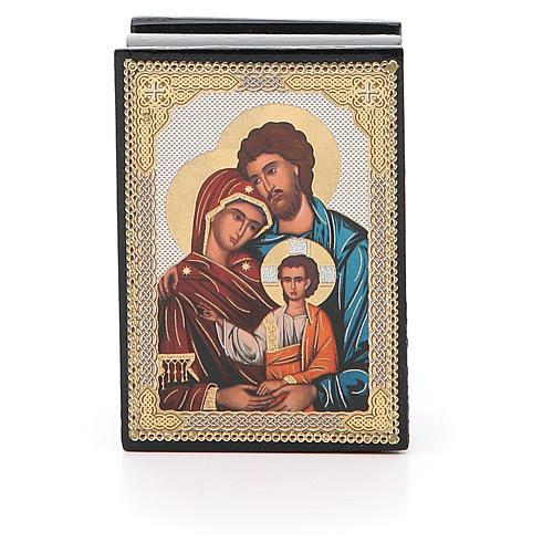 Caixa lacada russa Sagrada Família 1