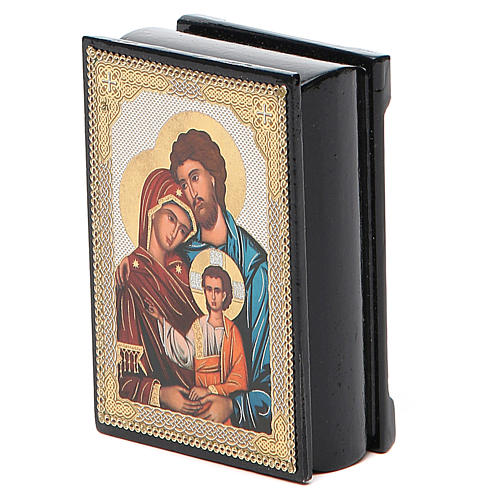 Caixa lacada russa Sagrada Família 5