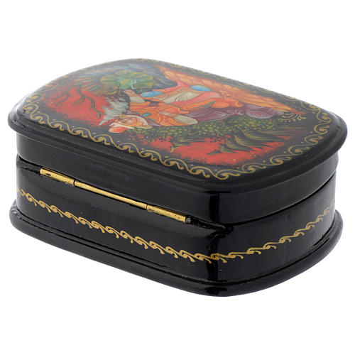 Caja laca papier machè La princesa rana Palech 3