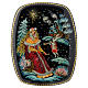 Scatola lacca Russia Vassilisa e coniglio magico Choluy s1