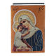 Russian decoupage box Our Lady of All Souls 7X5 cm s1
