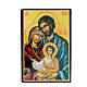 Scatola cartapesta russa Sacra Famiglia 9X6 cm s1