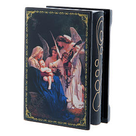 Russian lacquer box, Song of the Angels 9x6 cm