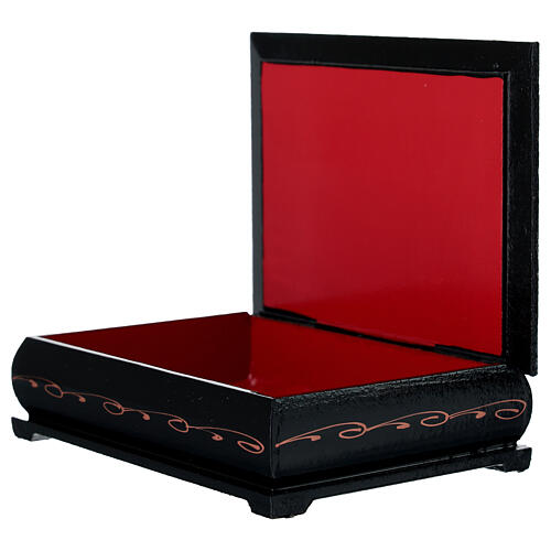 Lacquer box, Nativity scene 14x10 cm 3