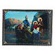 Russian papier-machè box The Birth of Jesus Christ and the Adoration of the Three Wise Men 22X16 cm s1