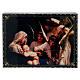 Decorated lacquer decoupage box The Chant of the Angels 22X16 cm s1