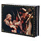 Decorated lacquer decoupage box The Chant of the Angels 22X16 cm s2