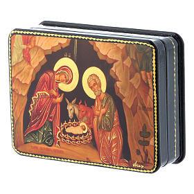 Lacca russa cartapesta Natività Greca 11x8