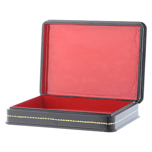 Russian papier-machè box representing the Escape to Egypt Fedoskino style 15X11 cm 3