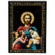 Russian lacquer box, 9x6 in, Blessing of children s1