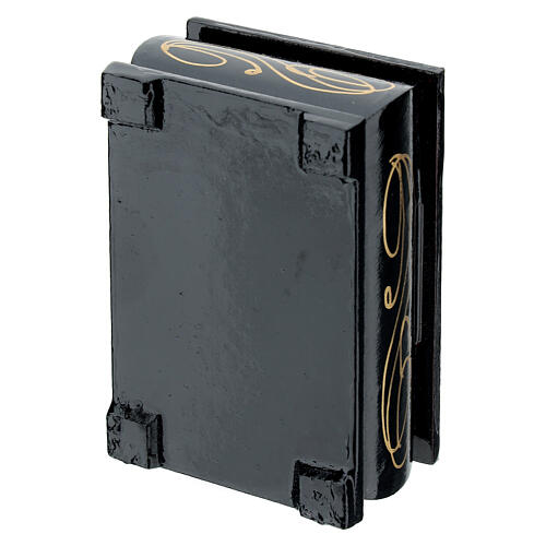 Boîte russe laquée 9x6 cm Notre-Dame de Kazan 4