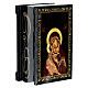 Russian box with lacquer of Our Lady of Vladimir, 3.5x2.5 in s2