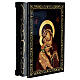 Box with Russian lacquer, Our Lady of Vladimir, 5.5x4 in s2