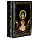 Russian lacquer box, Our Lady of the Sign, 5.5x4 in s2
