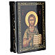 Christ Pantocrator box 14x10 cm Russian lacquer s2