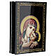Boîte Mère de Dieu Konevskaya 22x16 cm laque russe s2