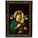 Our Lady of Perpetual Help paper-mache box 22x16 cm s1