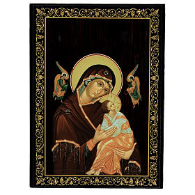Our Lady of Perpetual Help icon box 22x16 Russian lacquer