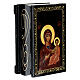 Scatola 9x6 cm Madonna Smolensk lacca russa s2