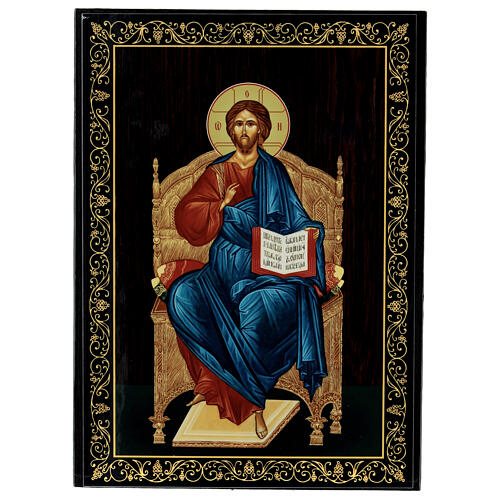 Szkatułka Chrystus na tronie, 22x16cm 1