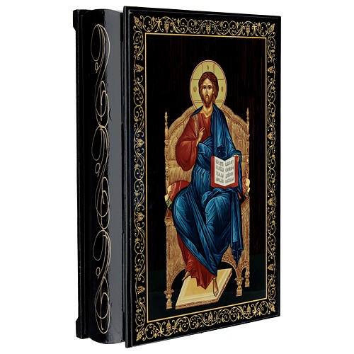 Szkatułka Chrystus na tronie, 22x16cm 2