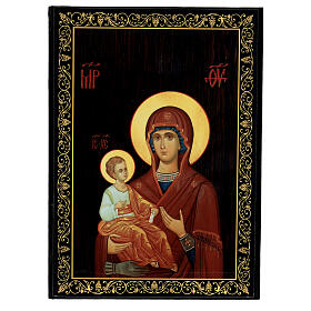 Box 22x16 Our Lady of the Three Hands in Russian lacquer