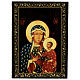 Scatola Czestochowa 22x16 cm lacca russa s1