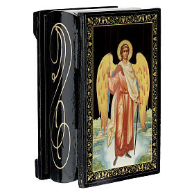 Guardian Angel Russian lacquer box 9x6 cm