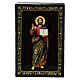 Szkatułka rosyjska Chrystus Pantokrator, 9x6 cm s1