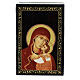 Schachtel Russische Lack Madonna Kasperowskaja, 9x6 cm s1