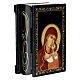 Russian lacquer of the Mother of God of Kasper, papier-maché box, 3.5x2.5 in s2