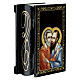 Box of 3.5x2.5 in, St. Peter and Paul, Russian papier-maché lacquer s2