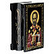 St. Nicholas Russian lacquer paper-mache box 9x6 cm s2